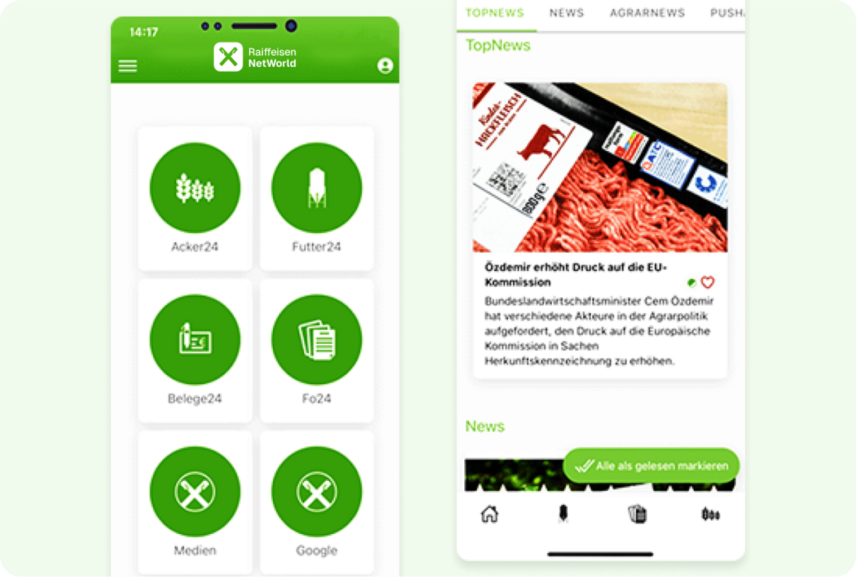 Bild von den Genossenschafts-Apps Bild von den Genossenschafts-Apps